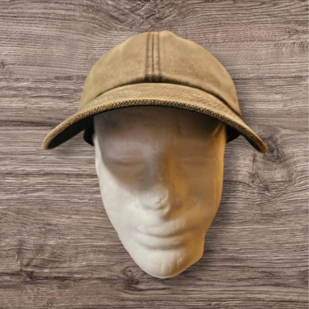 Vintage Style Olive Green Baseball Cap Hat Distressed Casual Everyday